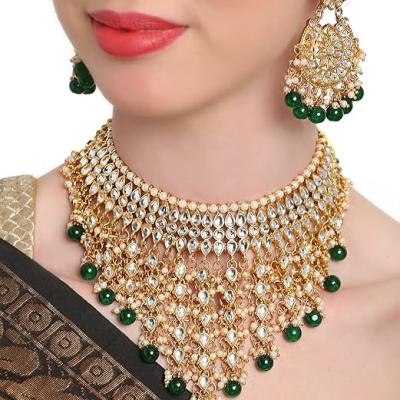 Shining Diva Fashion Pearl Kundan Necklace Jewellery Set for Women