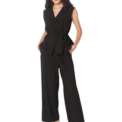 VERO MODA Women's Polyester Solid Relaxed Fit T-Shirt