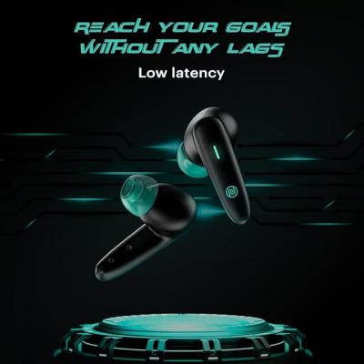 Noise Buds VS402 in Ear Truly Wireless Earbuds with 50H of Playtime, Low Latency, Quad Mic with ENC, Instacharge(10 Min=120 Min),10Mm Driver, BT V5.3, Breathing LED Lights (Neon Black)