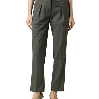 Allen Solly Women's Classic Fit Poly Cotton Formal Shirt