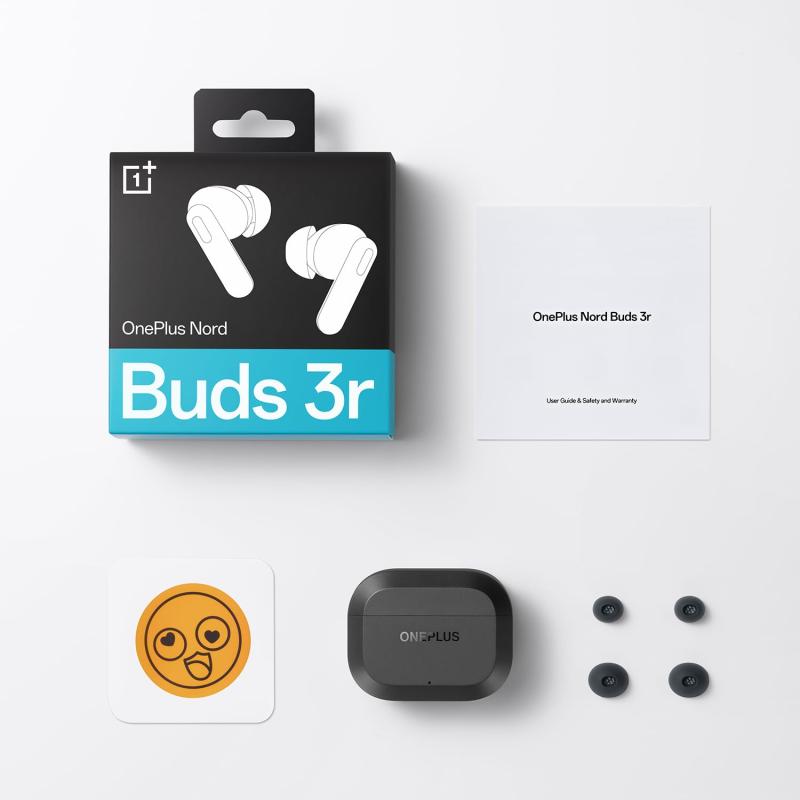 OnePlus Nord Buds 3r TWS Earbuds up to 54 Hours Playback, 2-mic Clear Calls, 3D Spatial Audio, AI Translation, 12.4mm Drivers, Dual-Device Connectivity,...