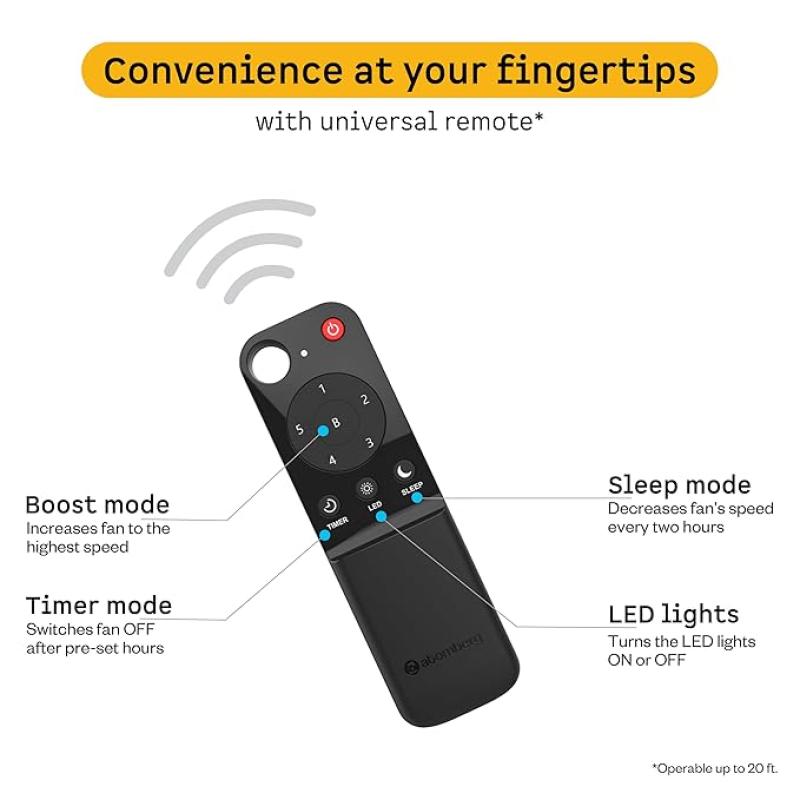 atomberg Renesa Enzel 1200mm BLDC Ceiling Fan with Remote Control | BEE 5 star Rated Energy Efficient Ceiling Fan | High Air Delivery with LED Indicators| 3 Year Warranty (Gloss White)