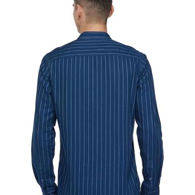 Allen Solly Men's Regular Fit Mandarin Collar Casual Shirt