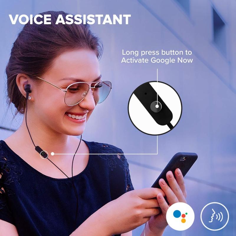 JBL C100SI Wired In Ear Headphones With Mic, Pure Bass Sound, One Button Multi-Function Remote, Premium Metallic Finish, Angled Buds For Comfort Fit (Black)