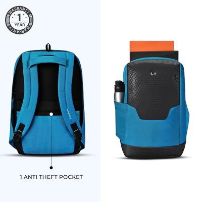 Gear NG Future Anti-Theft Faux Leather Water Resistant Laptop Backpack